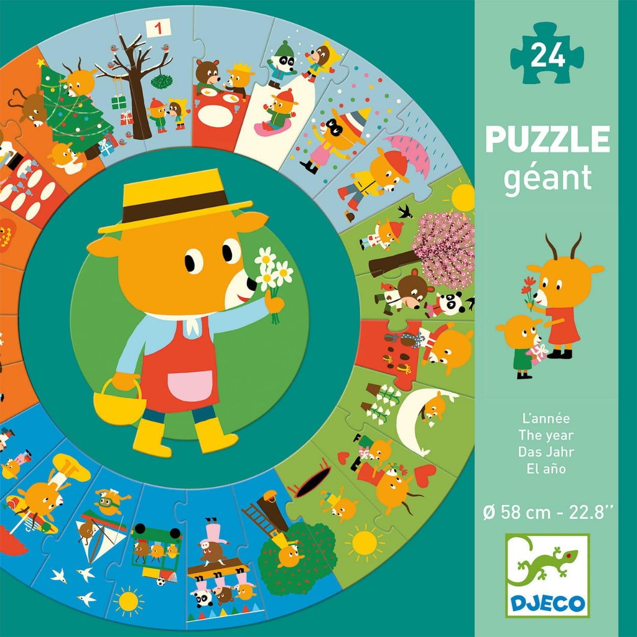 Djeco: gigantyczne puzzle Rok - Noski Noski