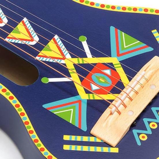 Guitare jouet pour enfant - Animambo 6 cordes métalliques - Djeco