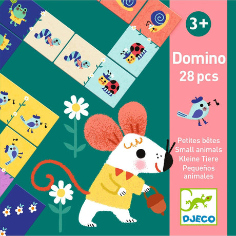 Djeco: gra domino Małe Zwierzątka - Noski Noski