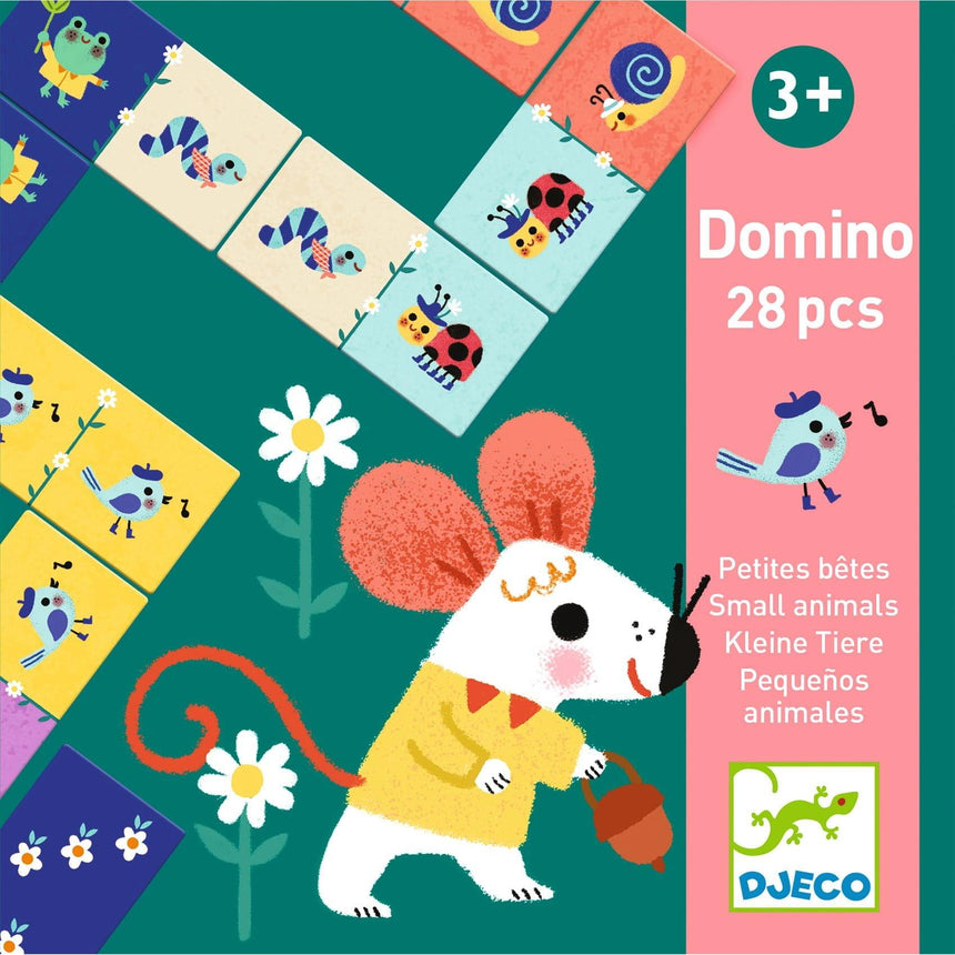 Djeco: gra domino Małe Zwierzątka - Noski Noski