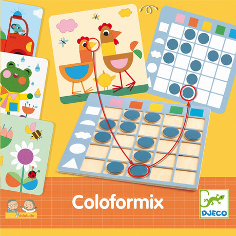 Djeco: gra edukacyjna Eduludo Coloformix - Noski Noski