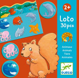 Djeco: gra edukacyjna loto Zwierzęta - Noski Noski