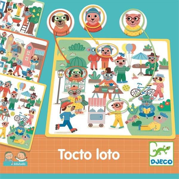 Djeco: gra edukacyjna Tocto Loto - Noski Noski