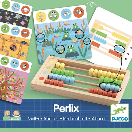 Djeco: gra edukacyjna z liczydłem Eduludo Perlix - Noski Noski