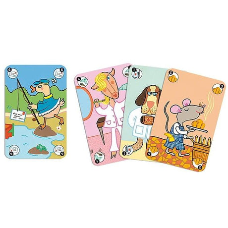 Djeco: gra karciana Happy Family - Noski Noski