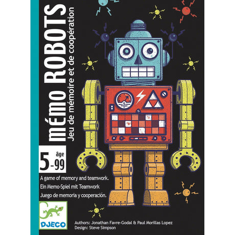 Djeco: gra karciana Memo Robots - Noski Noski