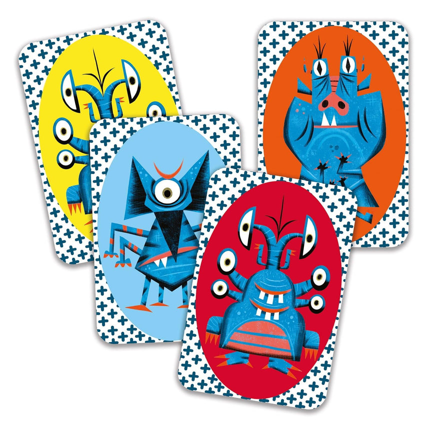 Djeco: gra karciana Speed Monster - Noski Noski