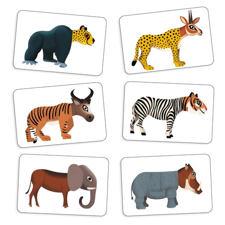 Djeco: gra karciana zwierzęta Anijumble - Noski Noski