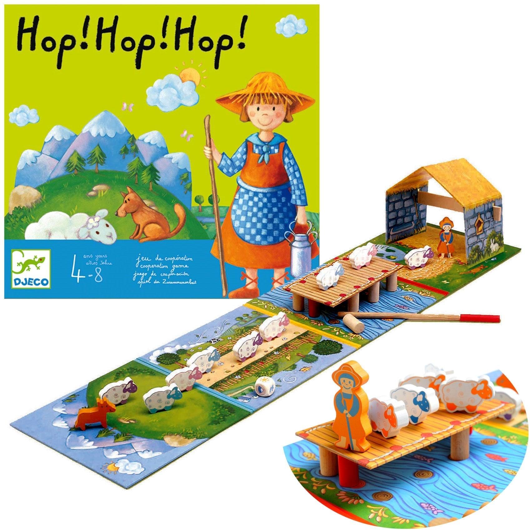 Djeco: gra kooperacyjna owieczki Hop! Hop! Hop! - Noski Noski