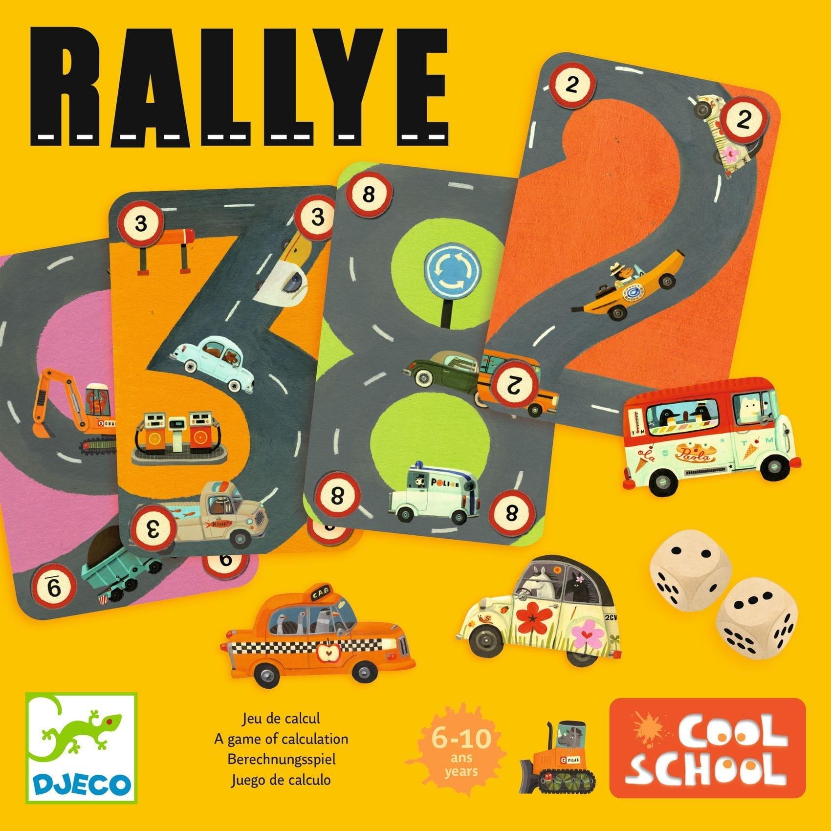 Djeco: gra matematyczna wyścigi Rallye - Noski Noski
