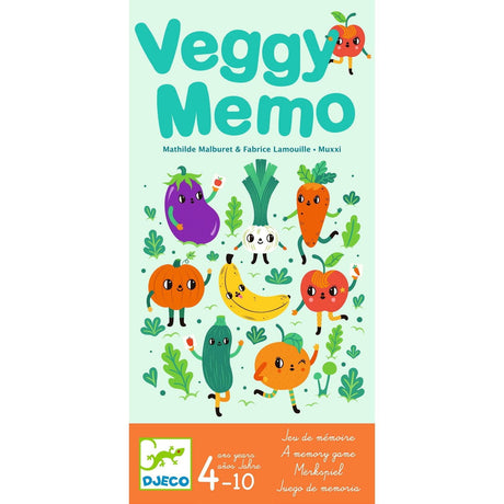 Djeco: gra pamięciowa warzywa Memo Veggy Memo - Noski Noski