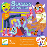 Djeco: gra planszowa Socksy Monster - Noski Noski