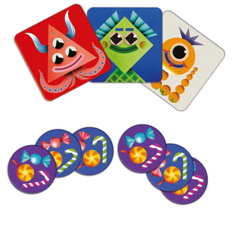 Djeco: gra taktyczna Sweet Monster - Noski Noski