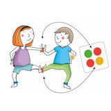 Djeco: gra zręcznościowa Quadri Color - Noski Noski