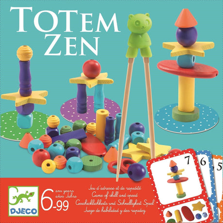 Gry zręcznościowe Djeco Totem Zen - innowacyjna gra zręcznościowa rozwijająca precyzję i koncentrację dla całej rodziny.