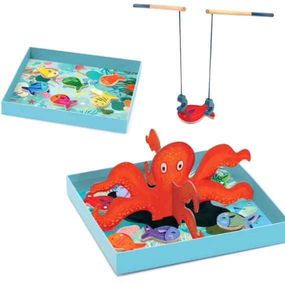 Djeco: gra zręcznościowa z wędkami Octopus - Noski Noski