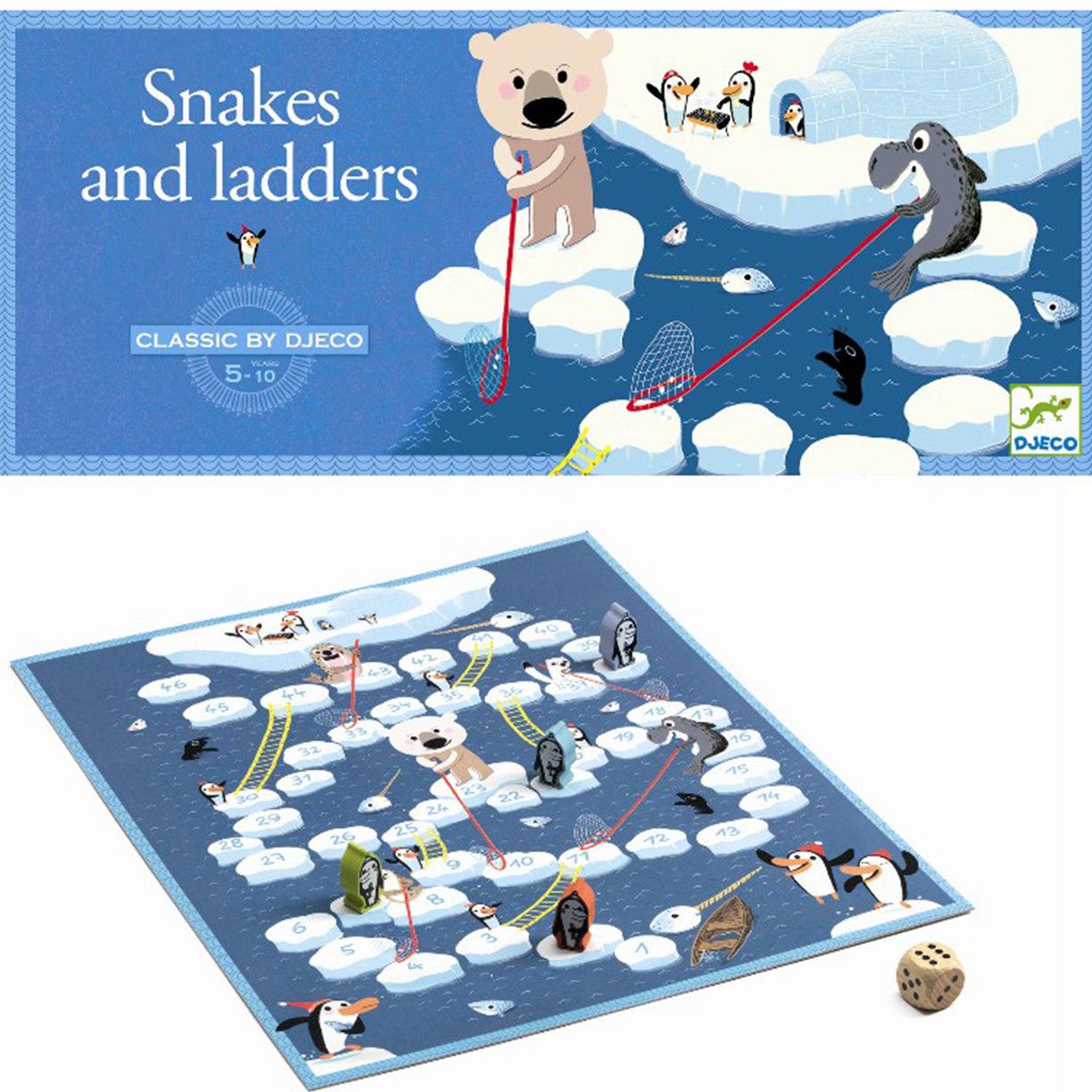 Djeco: klasyczna gra Węże i Drabiny - Noski Noski
