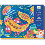 Djeco: kolaż z papierem Paste Workshop - Noski Noski