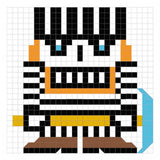 Djeco: kolorowanki pikselowe Skull Boys - Noski Noski