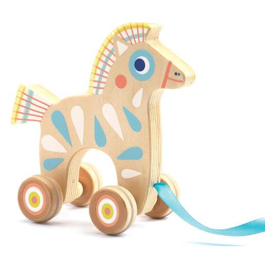 Djeco: konik do ciągnięcia Baby Pull - Noski Noski