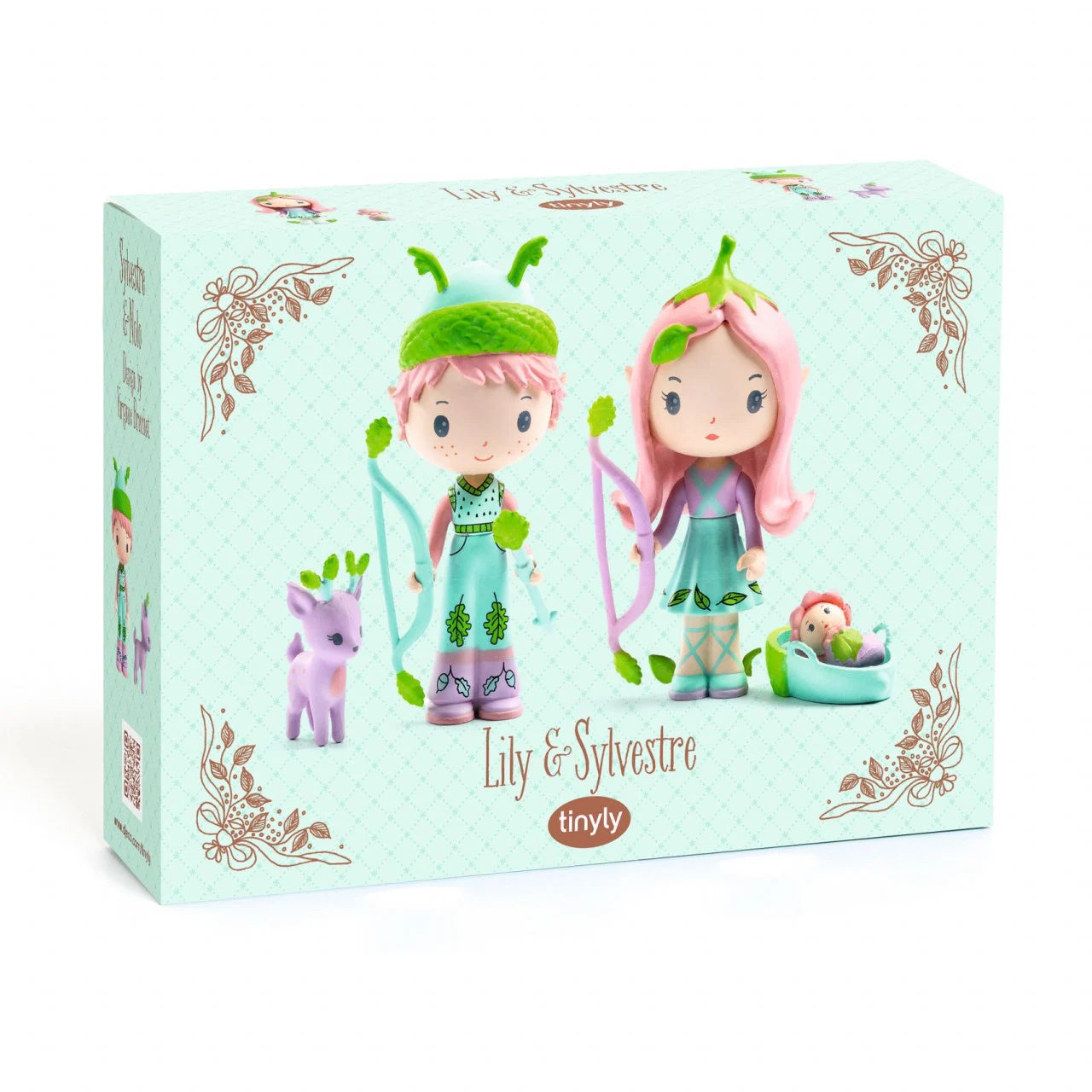 Djeco: laleczki figurki Lily & Sylvestre - Noski Noski