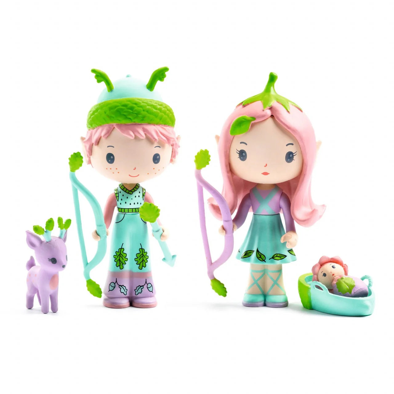 Djeco: laleczki figurki Lily & Sylvestre - Noski Noski