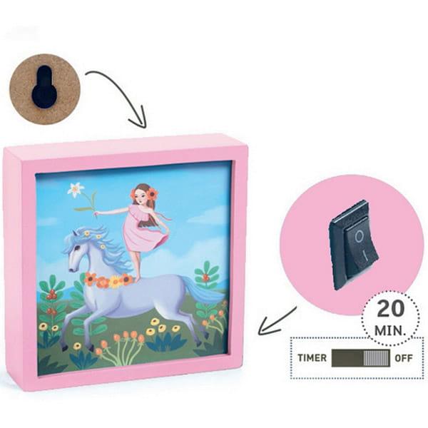 Djeco: magiczna lampka nocna Fairy Unicorn - Noski Noski