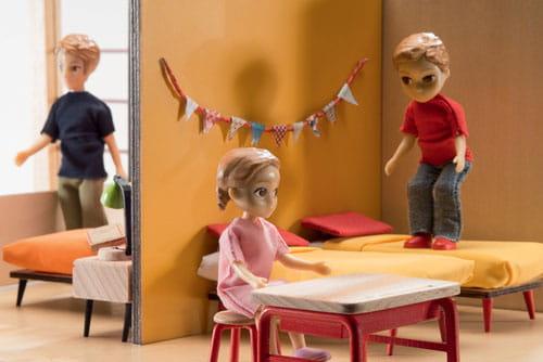 Djeco: meble do domku dla lalek Sypialnia Dzieci - Noski Noski