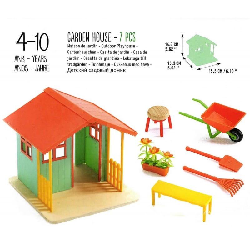 Djeco: mini domek dla lalek Domek Ogrodowy - Noski Noski