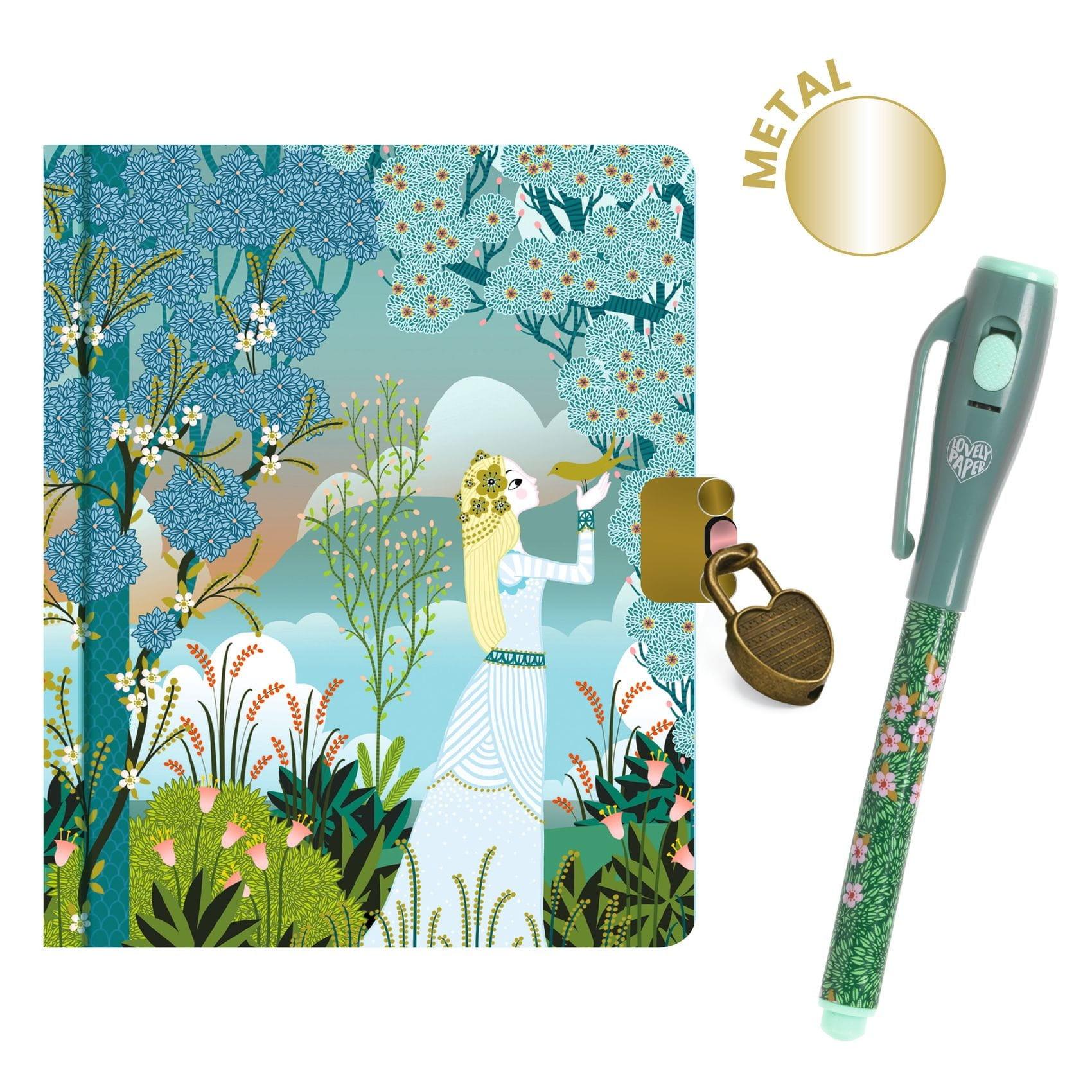 Djeco: mini sekretny pamiętnik z magicznym długopisem Lovely Paper - Noski Noski