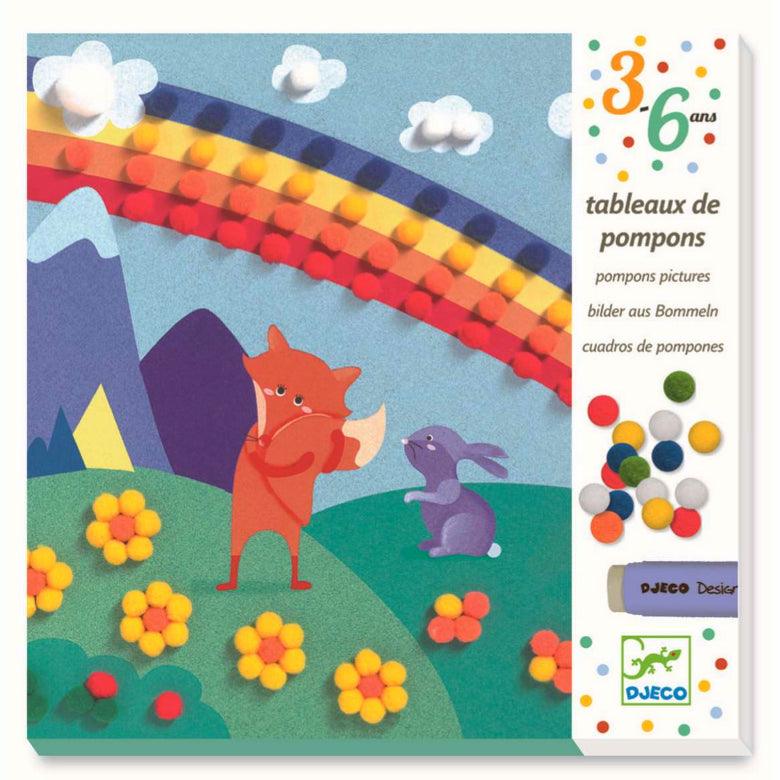 Djeco: obrazki z pomponów Sweet Nature - Noski Noski