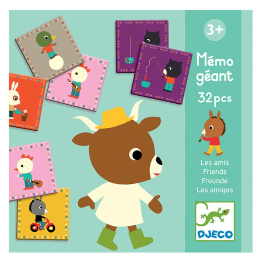 Djeco: olbrzymia gra memo Memo Geant Friends - Noski Noski