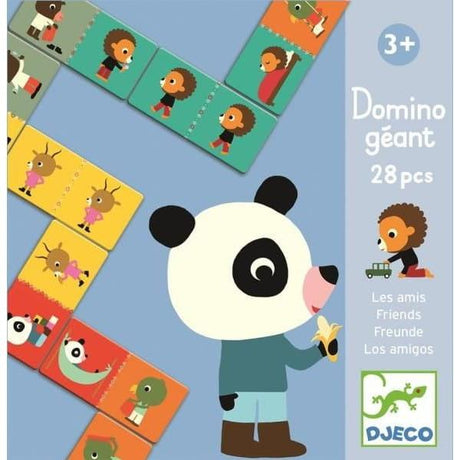 Djeco: olbrzymie domino Domino Geant Friends - Noski Noski