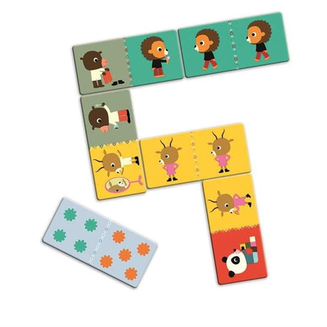 Djeco: olbrzymie domino Domino Geant Friends - Noski Noski