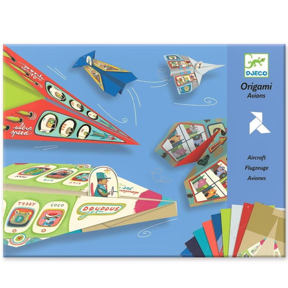Djeco: papierowe samoloty do składania Origami Planes - Noski Noski