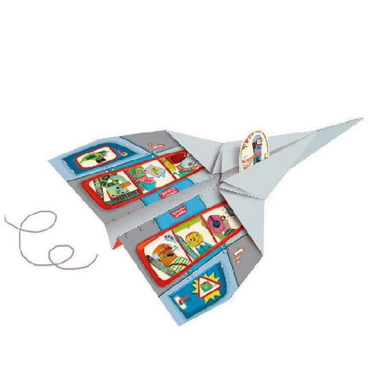 Djeco: papierowe samoloty do składania Origami Planes - Noski Noski