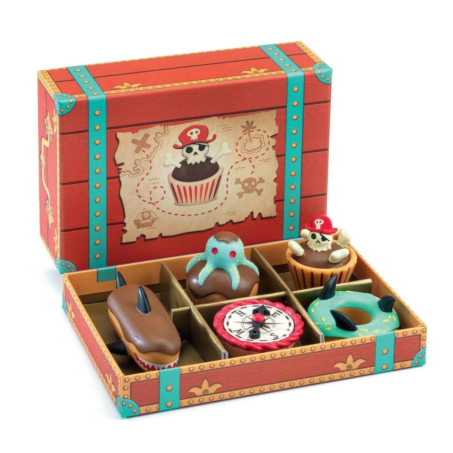 Djeco: pirackie ciasteczka Box of Pirates Cakes - Noski Noski