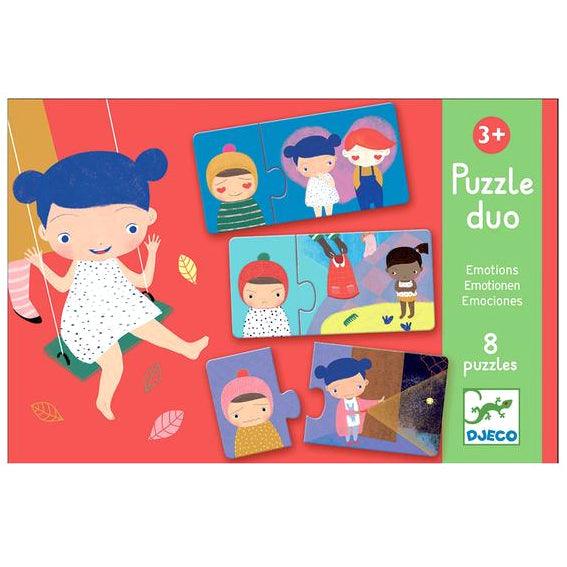Djeco: puzzle duo Emocje - Noski Noski