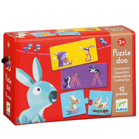 Djeco: puzzle duo Przeciwieństwa - Noski Noski