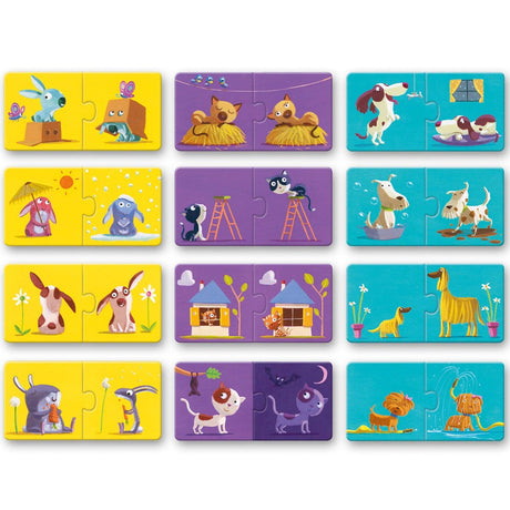 Djeco: puzzle duo Przeciwieństwa - Noski Noski