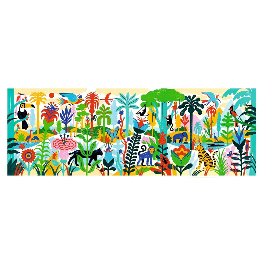 Djeco: puzzle Dżungla 100 el. - Noski Noski
