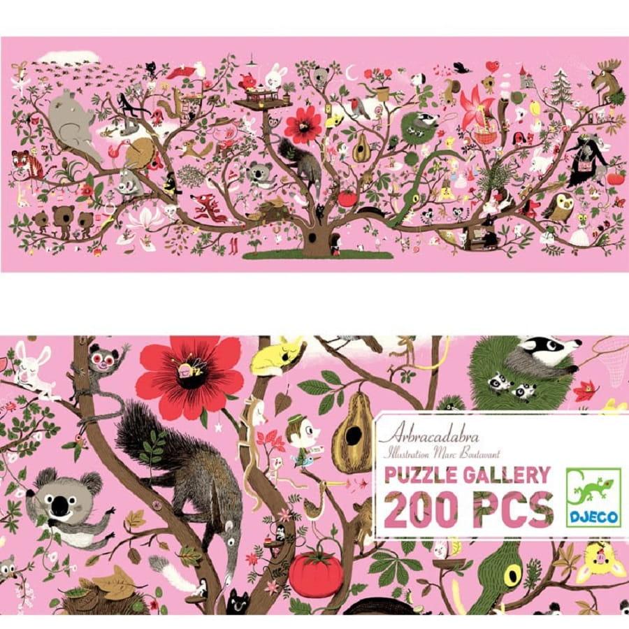 Djeco: puzzle gallery Abracadabra 200 el. - Noski Noski