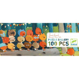 Djeco: puzzle gallery Leśni Przyjaciele 100 el. - Noski Noski