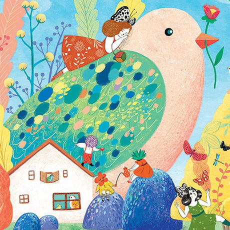 Djeco: puzzle gallery Miss Birdy 350 el. - Noski Noski