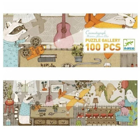 Djeco: puzzle gallery Pokaz Filmowy 100 el. - Noski Noski