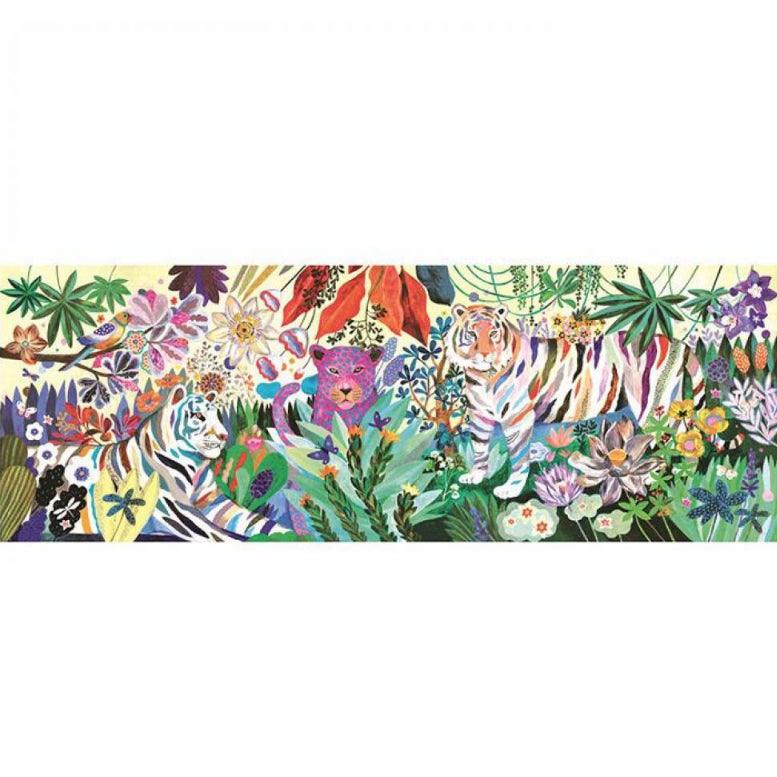 DJECO - Puzzle Gallery - Rainbow tigers - 1000 pcs - Le Petit Zèbre