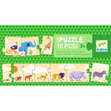 Djeco: puzzle Małe i Duże - Noski Noski