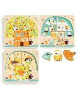 Djeco: puzzle warstwowe drzewko Chez-nut - Noski Noski