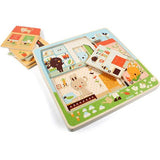 Djeco: puzzle warstwowe króliczki Chez-carot - Noski Noski