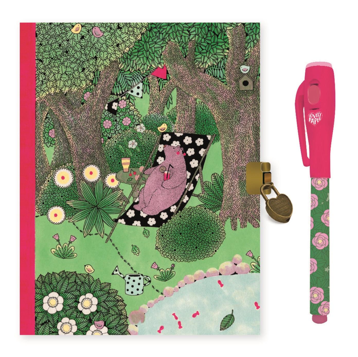 Djeco: sekretny pamiętnik z magicznym długopisem Lovely Paper - Noski Noski